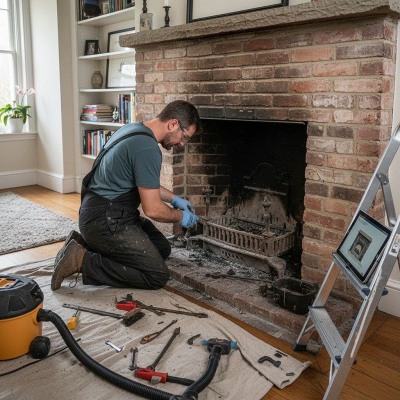 Local Fireplace Repair pros at work